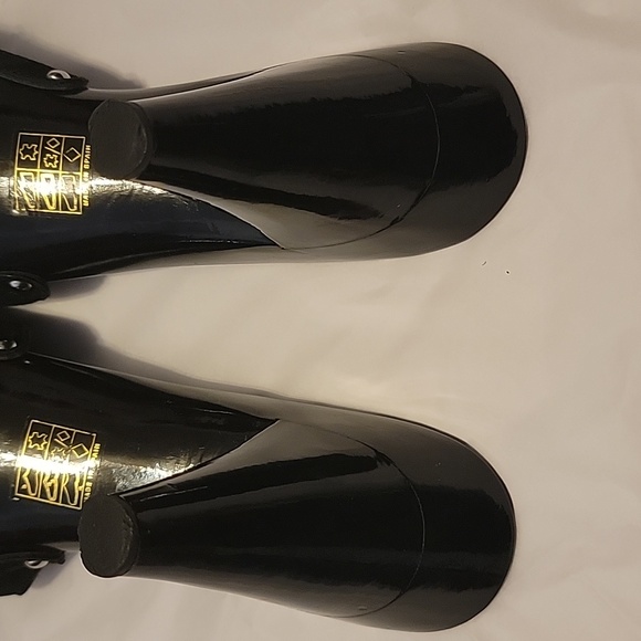 EUC Chanel Clogs Nubuck Leather Silver Hardware Studs - Picture 6 of 11